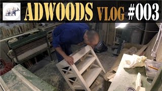 ADWOODS VLOG #003 Shoe shelf  finishing