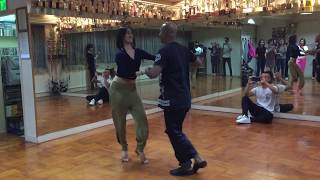 Sherman Mosquito & Richard David Tholoor - Salsa Class Demo in Hong Kong