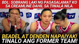 NAPAIYAK si BDL at DENDEN sa PAGKAPANALO ng CREAMLINE kontra sa CHOCO MUCHO!