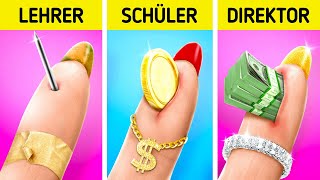 BESTE SCHUL-HACKS UND DIY-IDEEN 😱 Lehrer VS Schüler Zeichnen Herausforderung von 123 GO! TRENDS