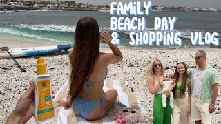 Family beach day & shopping vlog🌴