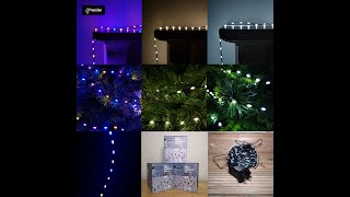 1000 LED 35m Premier Flexibrights Multi Function Christmas Lights with Timer in Choice of Colour