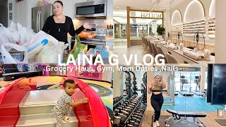 VLOG | Grocery Haul + Gym & Nails + Mom Duties