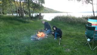 Wild Camping near Loch Rannoch Scotland