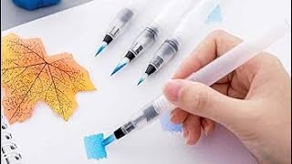 How to make Water Brush Pen at home/Homemade Water Brush Pen/Diy Water Brush🖌️