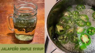 Jalapeno Simple Syrup