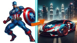 AVENGERS but LAMBORGHINI 🏎️ VENGERS 🏎️💨 All Characters (Marvel & DC) 2024