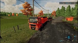 Removing stumps & bushes/delivery of sand/transporting logs |Public Work |Fs22 |Ps4