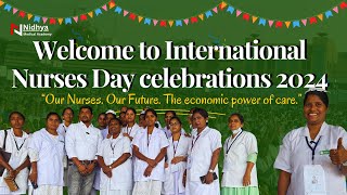 Nurses Day Celebrations || International nursing Day 2024 #nidhya #nursingofficers