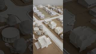 Scale model of houses