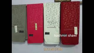 simple design shawls,stoles l wedding l winter l pure wool l Quality pashmina hand work