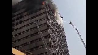 Fire in Dubai tower