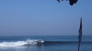 Bali Surfing in Medewi Beach Part 1