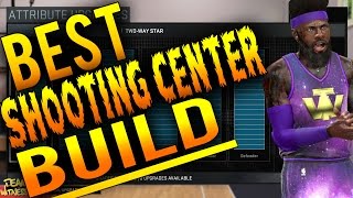 NBA 2K16 Tips: Best SHOOTING BIG MAN Build - How To Create a BEAST 99 Overall Outside Center!