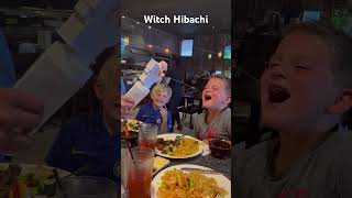 Pee Pee in Mouth? So much fun at Witch Hibachi in Salem #hibachi #salem #besties