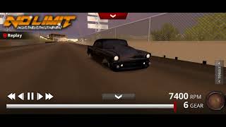 No limit drag racing 2.0 v1.9.9 Twin Turbo Retro 1957 Chevrolet BelAir @5.565et