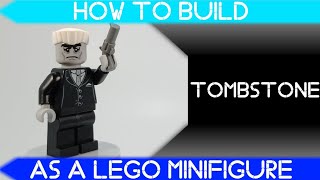 How to Build Tombstone as a LEGO Minifigure