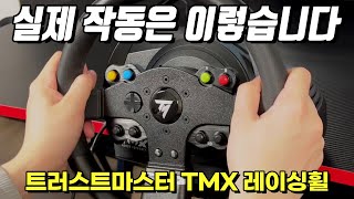 레이싱 휠 입문 장비? 이거면 충분! 트러스트마스터 TMX 포스 피드백 레이싱휠 구동장면