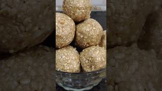 laddu | How to make easy teel peanut jaggery laddu in five minute secret recipe #shorts #shortsvideo