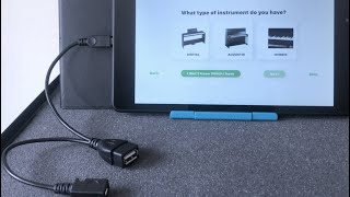 1ON1 Connection Tutorial: USB-B Piano To USB-Micro Phone/Tablet