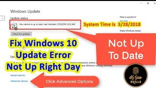 💻🖥 How To Fix Update error windows 10 version 1703 - Not Up To Date