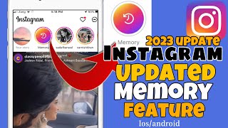 Instagram new update memory option || Instagram memories new feature