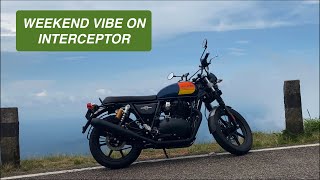 Weekend vibe-Interceptor -Touching the clouds-Heaven-Heavy mist even in the afternoon- Royal Enfield