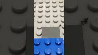 Level 1 of Geometry Dash in Lego