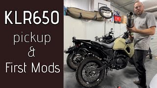 KLR650 First 5 Mods installed