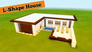 L-Shape House in Lokicraft || Modern House in Lokicraft 2024 New Modern House - L Shape