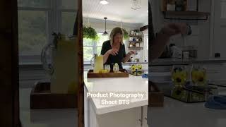 Product photography shoot behind the scenes. How to take product photos. #productphotographytips