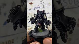 Black Templar Aggressor painting process! #warhammer #warhammer40k #40k #miniatures #painting