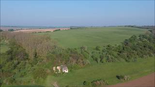 DJI Spark Flug über Lost Place bei Gnölbzig / Alsleben im Salzlandkreis