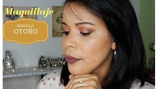 MAQUILLAJE PARA OTOÑO | SENCILLO Y BONITO | MUY FACIL | Kenimar