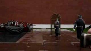 Guards changing at the Tomb of the Unknown Soldier, Moscow