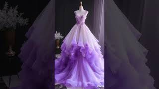 Beautiful gorgeous princess gown designs #partywear gown dress #weddingdress #fashion #shortsvideo