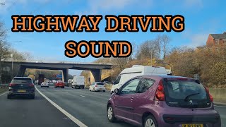 Highway Motorway Driving White Noise ASMR Sound For Relaxation Sleep Insomnia