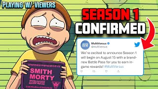 🔴 LIVE MULTIVERSUS Season 1 & Morty Release Date CONFIRMED! ROASTING Bad Teammates In 2 Vs 2 🤬