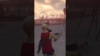 Grand Theft Auto Five Female Sherrif vs Beach Bum👮‍♀️💥🏋️‍♂️