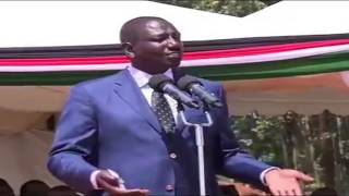 DP WIlliam Ruto says Raila Odinga has a one billion shilling home!