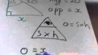 SSM Trigonometry Finding a side 1 LW