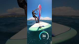 Racing Along #windsurfing #foil #shorts #windfoil #racing #hydrofoil #insta360 #sab