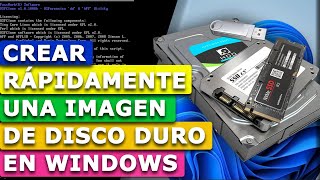 Ahorra tiempo creando una imagen de disco duro en el sistema operativo Windows