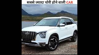 इंडिया में सबसे ज्यादा चोरी होने वाली कार | Most stolen car in India | #shorts #india