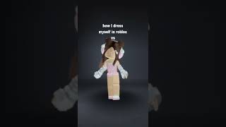 how i dress irl vs in roblox! #trend #fypシ゚viral  #roblox