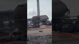 Corus demolition #teesside #teesworks #asmr #steel