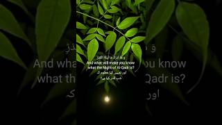 Surah Qadr with translation 🥀🕋❤️#youtubeshorts #shortfeed #islamicvideos #viral