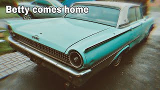 61 Ford Galaxie Comes Home - Will it start ? Will it fit ?