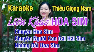 Liên Khúc HOA SIM ✔ Karaoke Thiếu Giọng Nam ► Song Ca Với Ngọc Lan ❖ Thiết TV