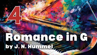 Romanze in G major by J. N. Hummel: ABRSM Grade 4 Piano 2025 & 2026 - B11